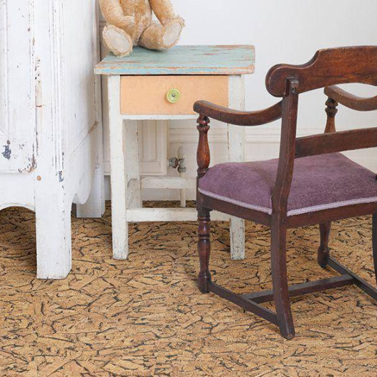 Пробковый пол Corkstyle Natural Cork Fiamma Fiamma 6x305x915 Без покрытия Клеевое - фото 1