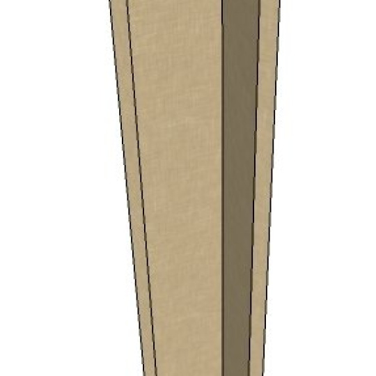 Лайтбрус Finitura Dekor 2-х сторонний шпонированный Дуб - фото 8