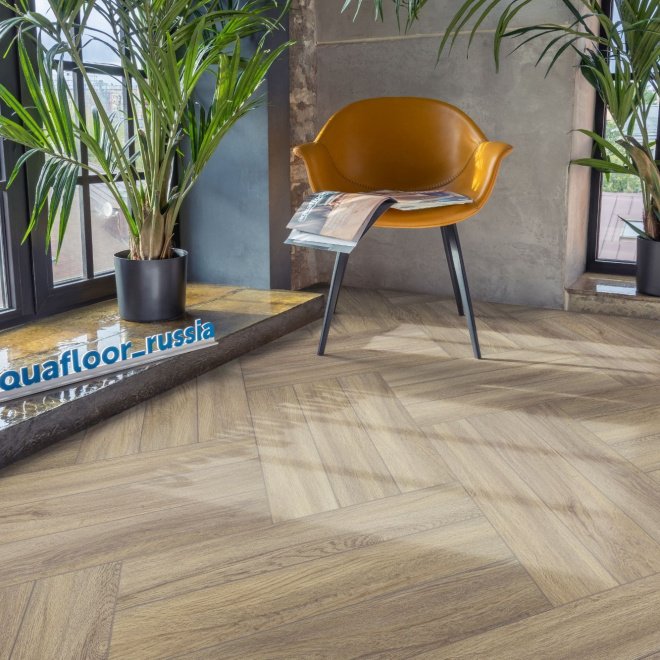 Кварц виниловый ламинат Aquafloor Parquet Glue AF2503PG - фото 3