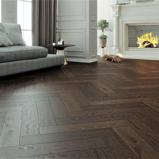 Паркет ёлка Gran Parte Венгерская ёлка 033 Феличе Феличе 15х110х550 - фото 3