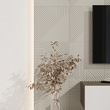 Стеновые панели Ликорн Пирамида Слоновая кость - 1