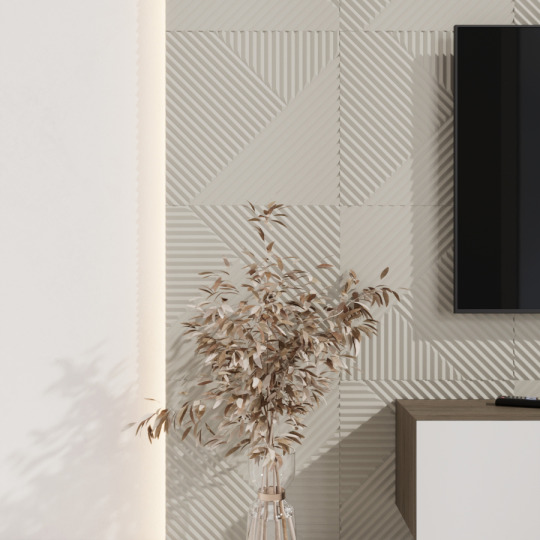 Стеновые панели Ликорн Пирамида Слоновая кость - фото 2