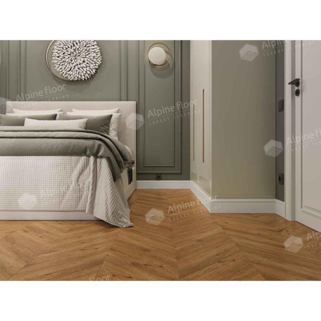 Кварц виниловый ламинат Alpine Floor Chevron Alpine ECO 18-16 MC Tesoro

5 мм - фото 4