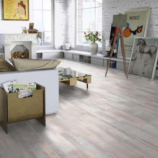 Паркетная доска Tarkett Salsa Art Дуб Мун Ривер браш/Moon River BR DG - фото 4