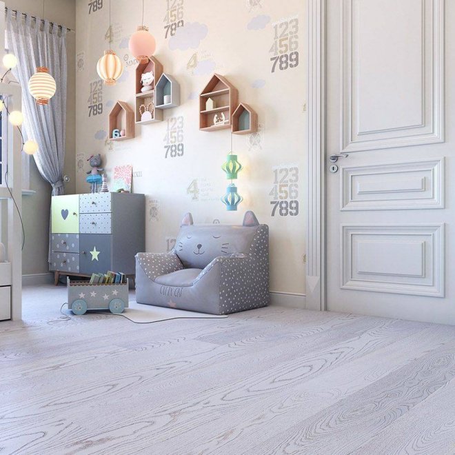 Паркетная доска Polarwood 1-полосная PW Oak FP138 Elara White Matt PW Oak FP138 Elara White Matt 14х138х1800 - фото 2