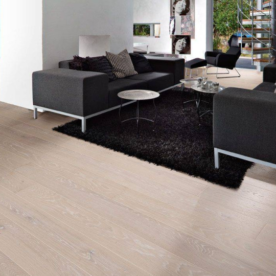 Паркетная доска Kahrs Дуб Снег (Snow) - фото 3