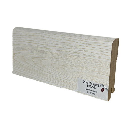 Плинтус DeArtio B302-03 Дуб кремовый от 16 мм  - фото 1