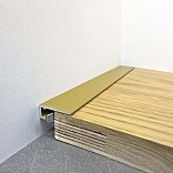 Плинтус TeckWood Micro М-6 Золото Муар RAL 1036 - 