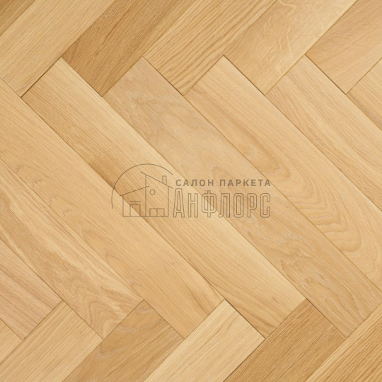 Паркет ёлка Golden Wood Дуб Совиньон Дуб Совиньон 14х85х510 - фото 1