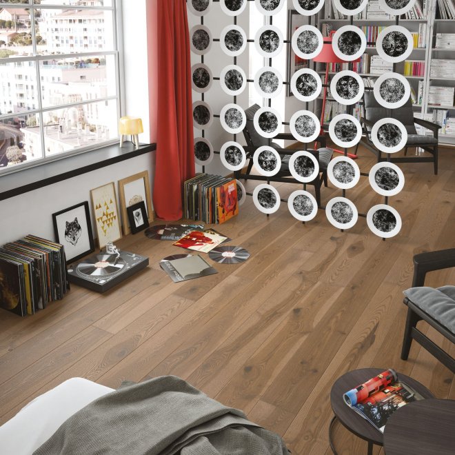 Паркетная доска Barlinek Ясень Hazelnut  - фото 2