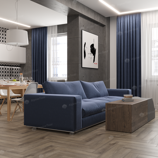 SPC ламинат Alpine Floor Light Parquet Дуб Исида ECO 13-15
- фото 2