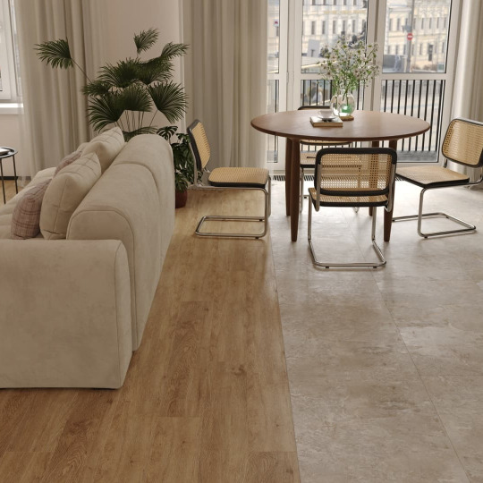 Кварц виниловый ламинат Alpine Floor Grand Sequoia (5 мм) Макадамия ECO 11-1008 MC
- фото 4