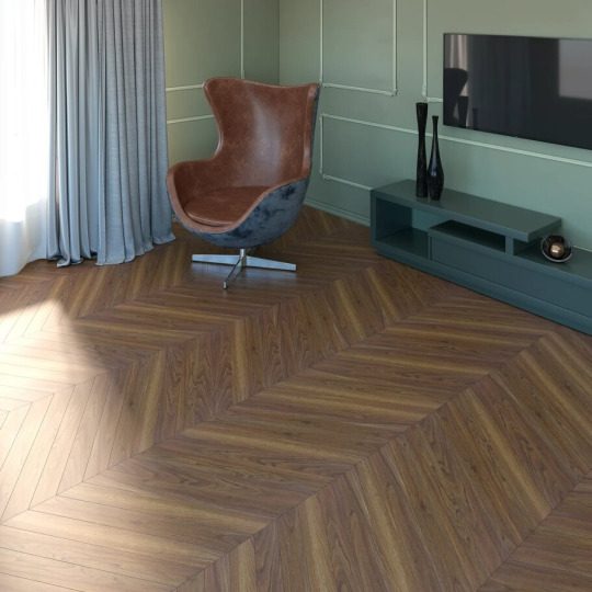 Ламинат CBM Chevron Chevron 603 А/C Орех Маравский - фото 3