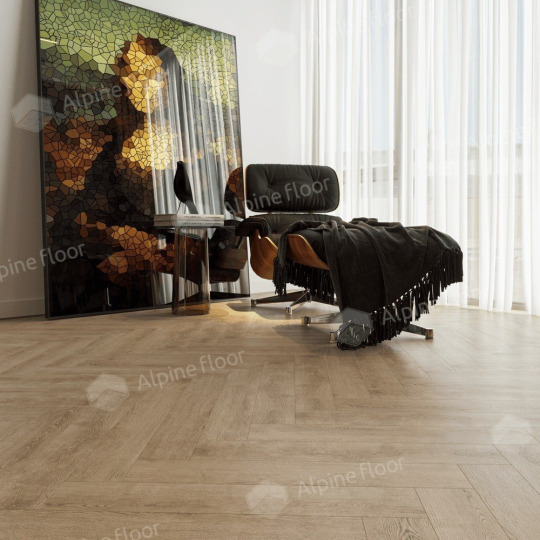 Ламинат Alpine Floor Herringbone 8 Pro Herringbone 8 Pro Дуб Прованс LF102-07 - фото 2