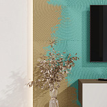 Стеновые панели Ликорн Круги Под покраску бежевый - 1