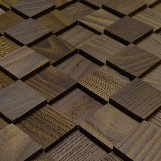 Стеновые панели Mazarri Mazarri Мозаика из термодревесины Мозаика из термодревесины Волна - фото 3