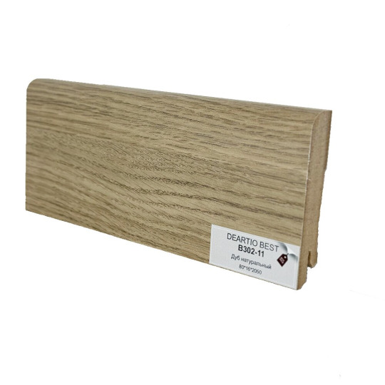 Плинтус DeArtio В302-11 Дуб натуральный от 16 мм  - фото 1