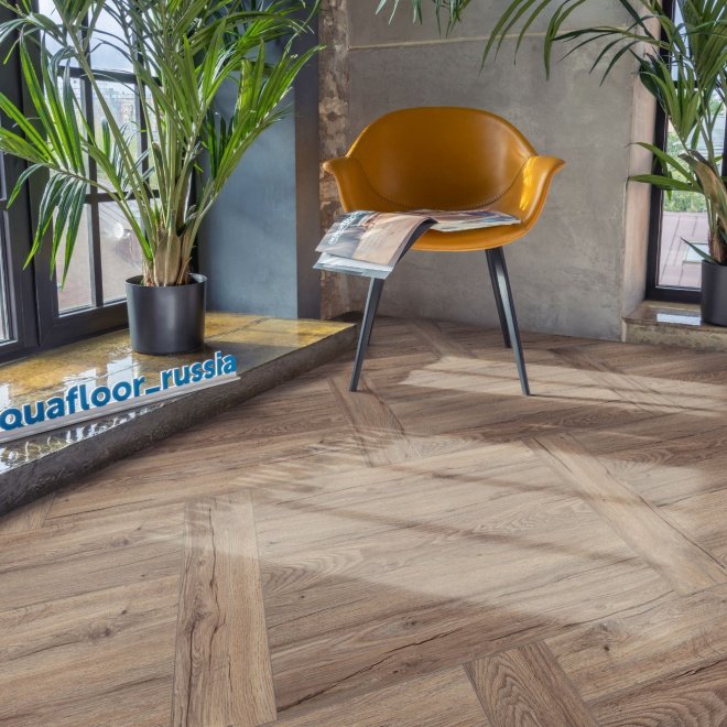 Кварц виниловый ламинат Aquafloor Parquet Glue AF2506PG - фото 3