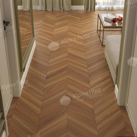 Ламинат Alpine Floor Chevron Art Chevron Art Дуб Этна LF109-08 - фото 4