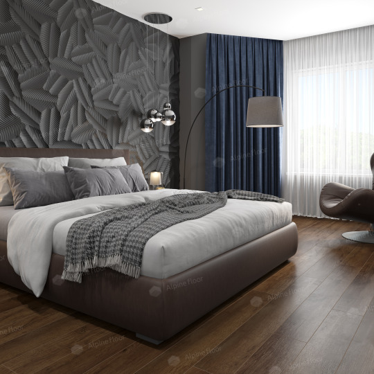 Кварц виниловый ламинат Alpine Floor Premium XL Дуб Шоколадный ABA ECO 7-18 MC
- фото 2