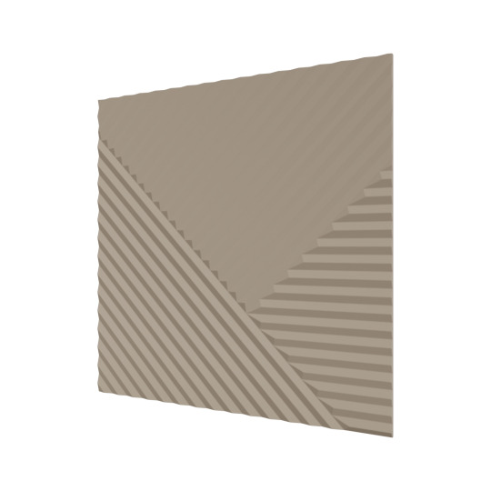 Стеновые панели Ликорн Пирамида Латте - фото 1