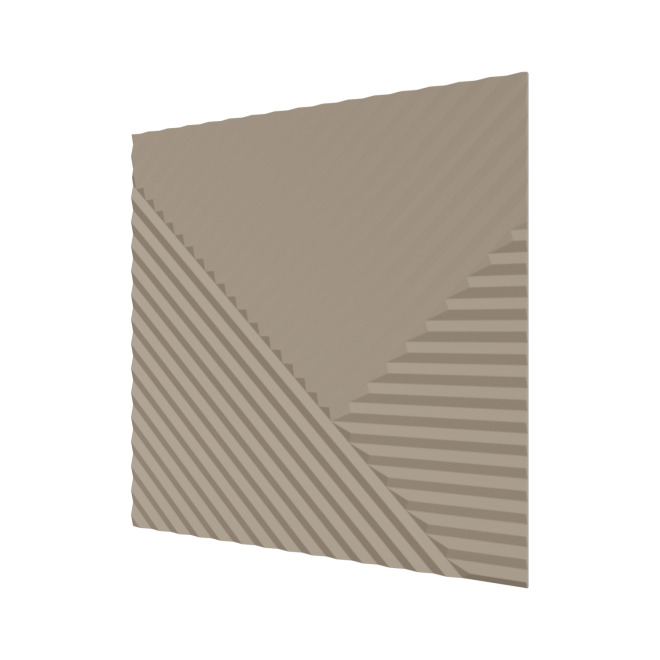 Стеновые панели Ликорн Пирамида Латте - фото 1