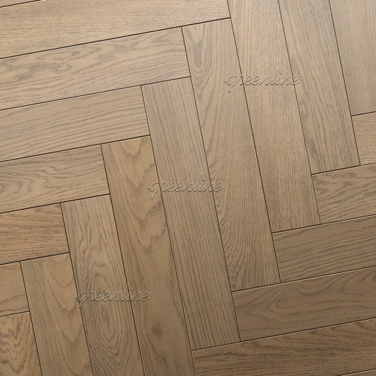 Паркет ёлка Greenline  3103 Дуб Bottega английская 3103 Дуб Bottega 15х125х520 - фото 1