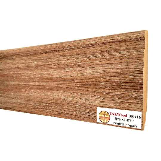 Плинтус TeckWood Цветной 100х16 Дуб Хантер (Oak Hunter) - фото 2