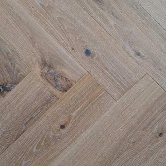 Инженерная доска Alpenholz Венгерская елка Дуб Ice Cream - фото 1