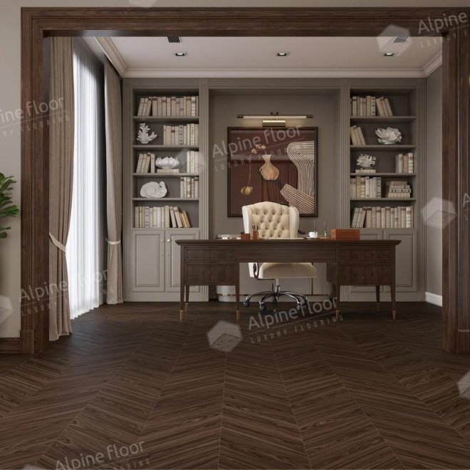 Ламинат Alpine Floor Chevron Art Chevron Art Alpine Floor Chevron Art Chevron Art LF109-10 Орех Гранд-Каньон - фото 4
