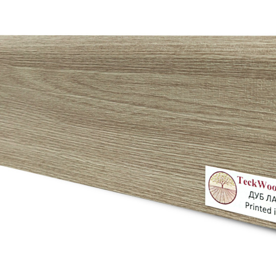 Плинтус TeckWood Цветной 75x16 Дуб Латте - фото 1