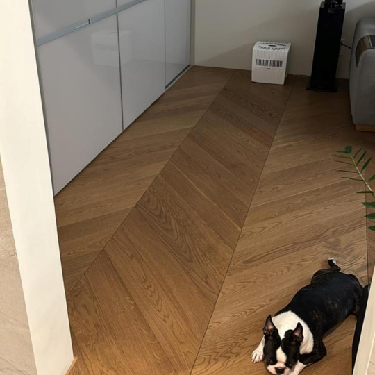 Паркет ёлка HM Flooring Дуб Honey - фото 3