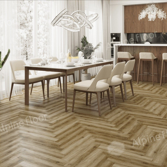 Ламинат Alpine Floor Herringbone 12 Pro Herringbone 12 Pro Дуб Марсель LF106-09 - фото 3