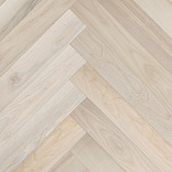 Паркет ёлка Esta Parket Herringbone 24021 Ash HB Elegant Frost Ivory Pores - 