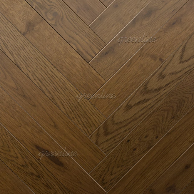 Паркет ёлка Greenline  716 Дуб Шарм 716 Дуб Шарм 12х127х500 - фото 2