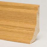 Плинтус Pedross 80x40 шпонированный - Дуб без покрытия - 