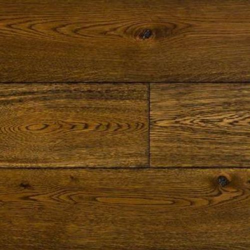 Инженерная доска Siberian Floors Дуб Антрацит чёрная патина