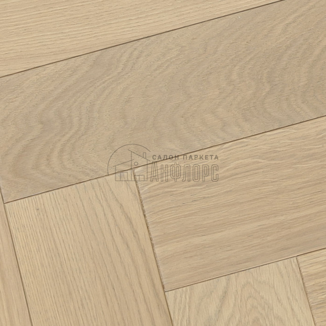 Паркет ёлка Brinel Английская ёлка Дуб Benefit Дуб Benefit 15х100х500 Классик - фото 1
