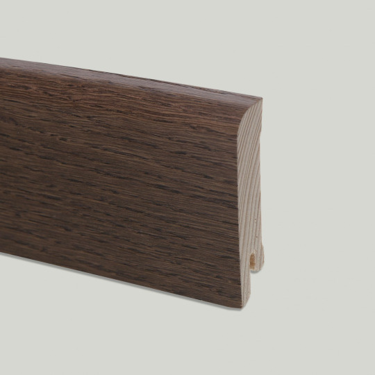 Плинтус Pedross 80х18 шпонированный - Дуб Ассам - фото 1