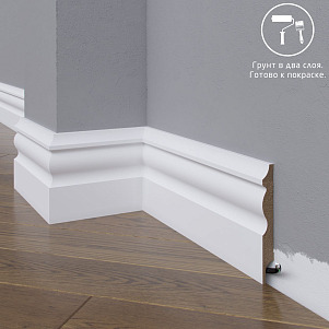 Плинтус Madest Decor  МДФ 14 16х100х2400 Грунтованный