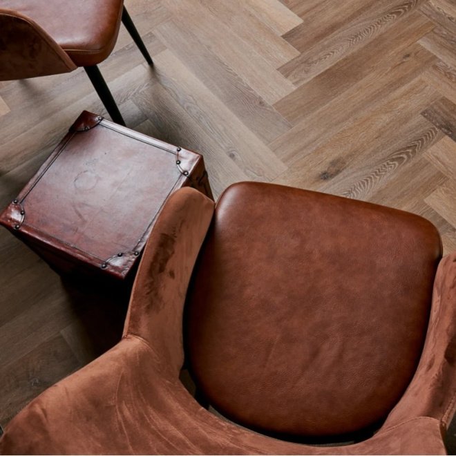 Кварц виниловый ламинат Vinilam Parquet Herringbone IS11199 Паркет Венецианский - фото 5