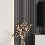 Стеновые панели Ликорн Полосы Графит - 