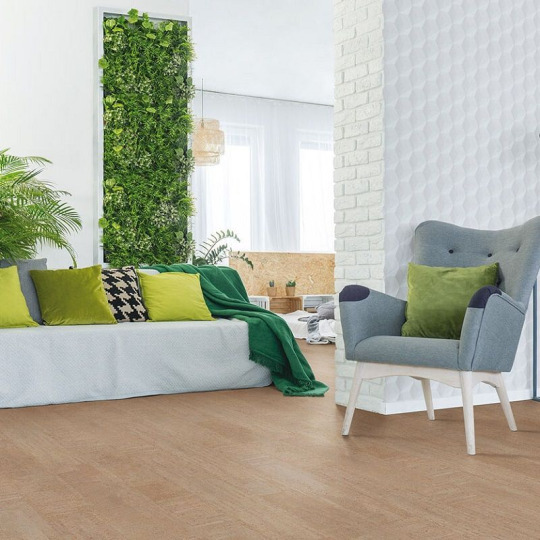 Пробковый пол Amorim Wise Cork Inspire 700 HRT Fashionable Cement - фото 3