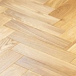 Паркет ёлка Amber Wood Дуб Бесцветный Селект - 