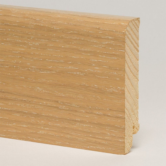 Плинтус Pedross 80х18 шпонированный - Дуб Латте - фото 1