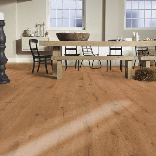 Паркетная доска Meister 8487 Дуб Рустик Золотисто-коричневый PD200 Сlassic - фото 3