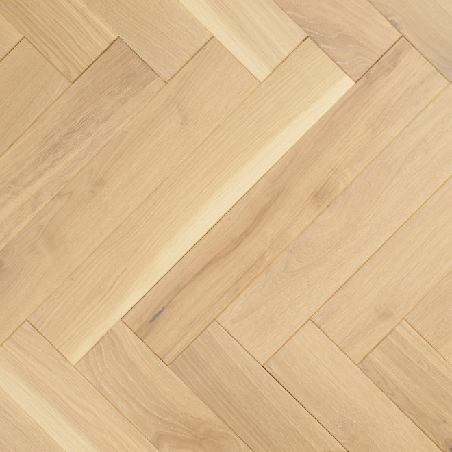 Паркет ёлка Golden Wood Ёлка на фанере Дуб Монблан - фото 1