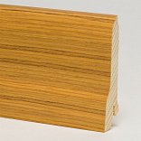 Плинтус Pedross 80x20 шпонированный - Тик - 