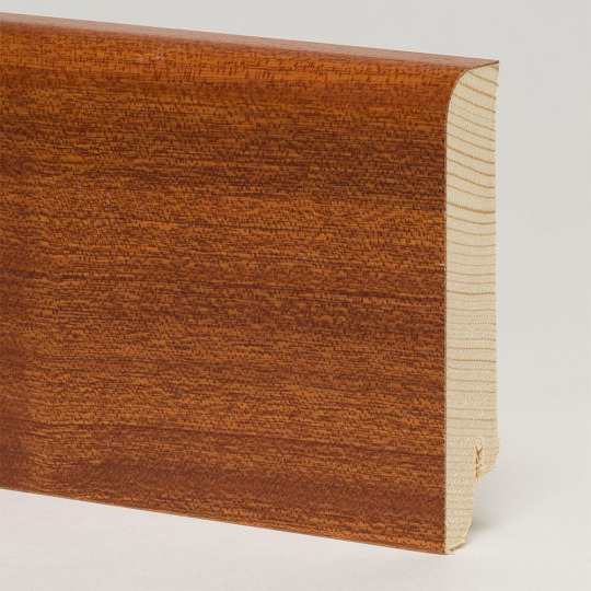 Плинтус Pedross 80х18 шпонированный - Махагон - фото 1