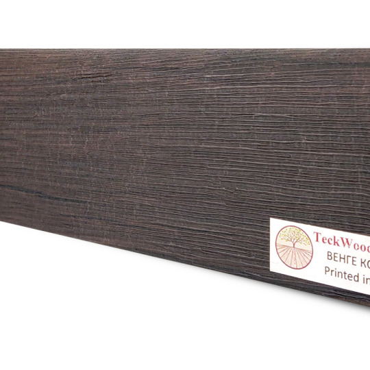 Плинтус TeckWood Цветной 75x16 Венге Комби - фото 1